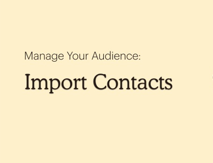Email List Import